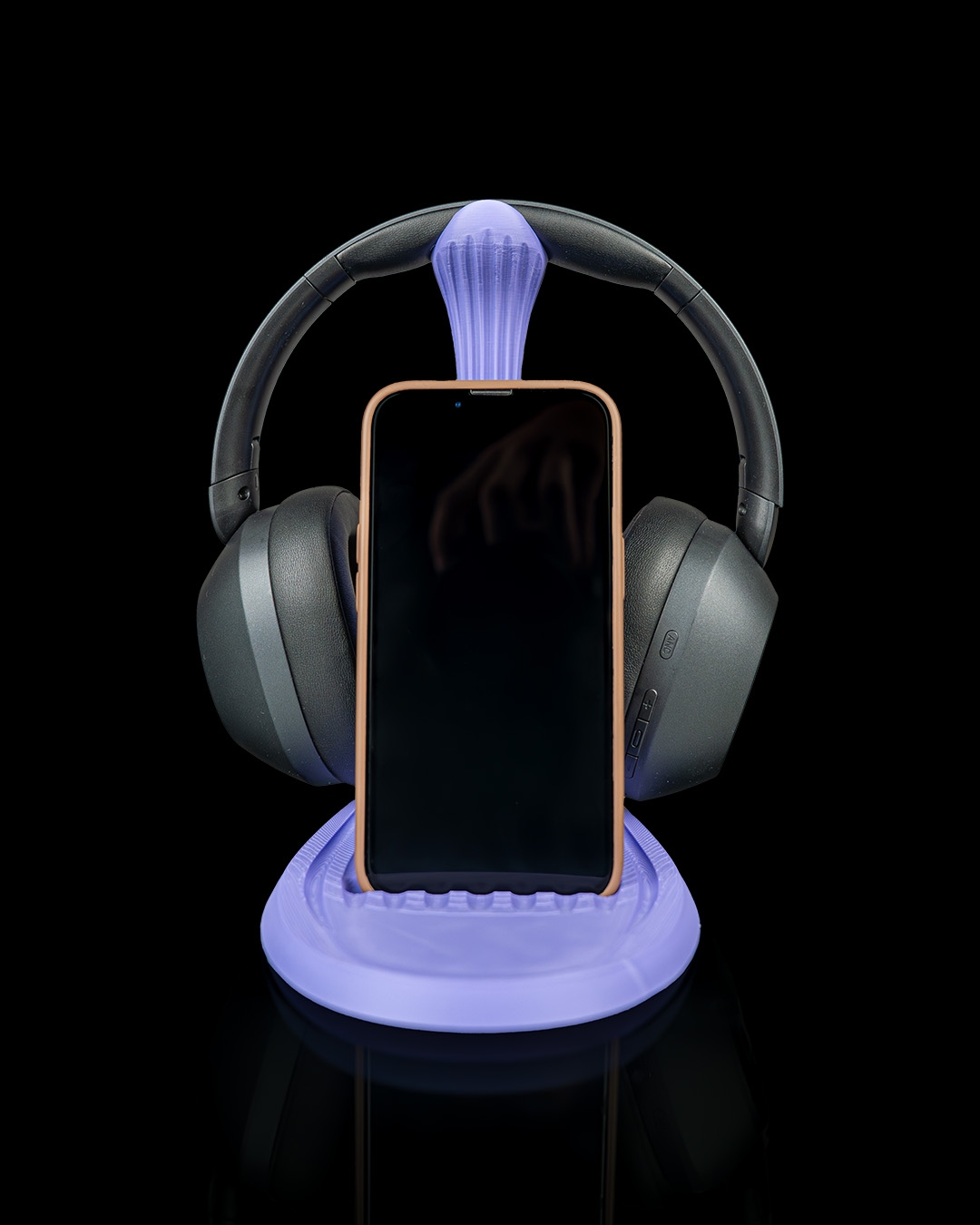 Flow Stand Headphone And Phone Holder