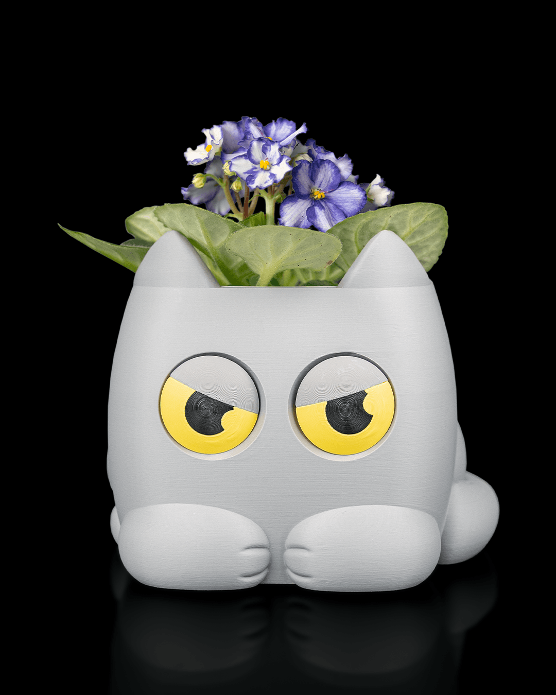 Grumpy Kitty Planter